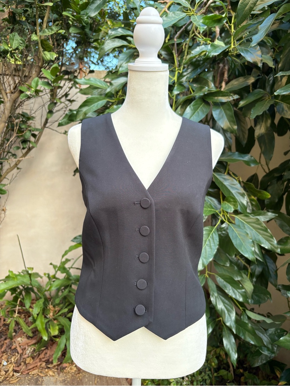 J. Crew Black Sleeveless Vest